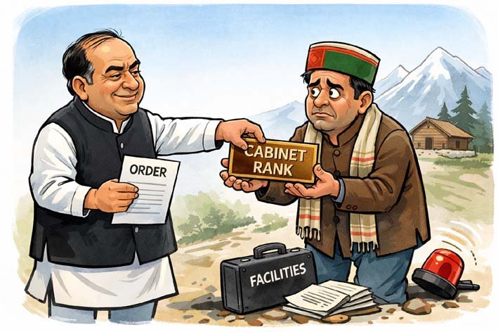हिमाचल : ‘कैबिनेट रैंक’ के दर्जे को वापस&hellip;