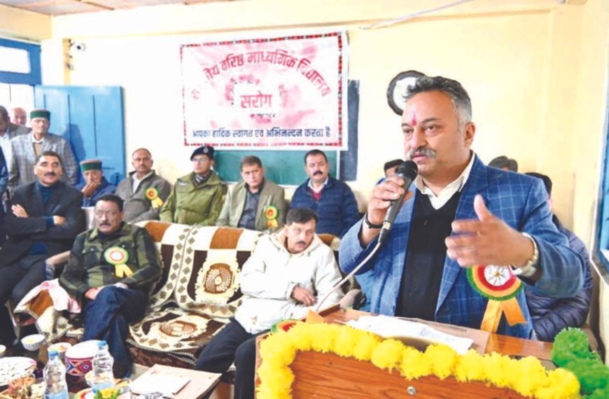 शिक्षा विभाग को प्राथमिकता के तहत मिला 9666 करोड़ का बजट : रोहित ठाकुर