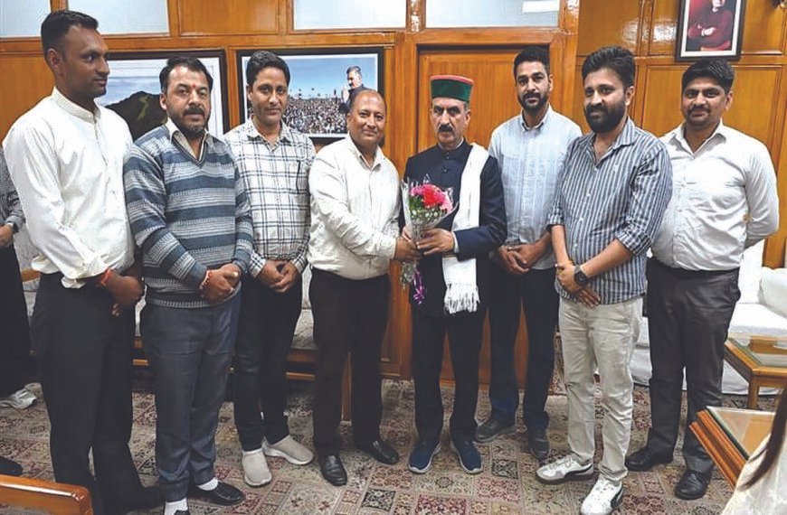 वोकेशनल ट्रेनर्स वेलफेयर एसोसिएशन ने मुख्यमंत्री सुखविन्द्र सिंह&hellip;