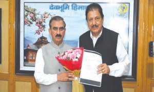 कांग्रेस नेता राम लाल ठाकुर ने नैना देवी&hellip;