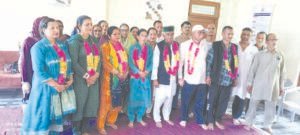 ग्राम पंचायत संघोई में नव निर्वाचित पंचायत सदस्यों&hellip;