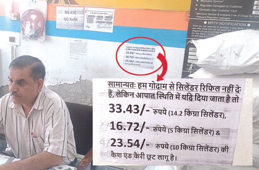 गोदाम पहुंचे उपभोक्ताओं को नहीं मिला सिलेंडर, सूचना…